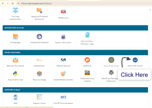 Select PHP Version