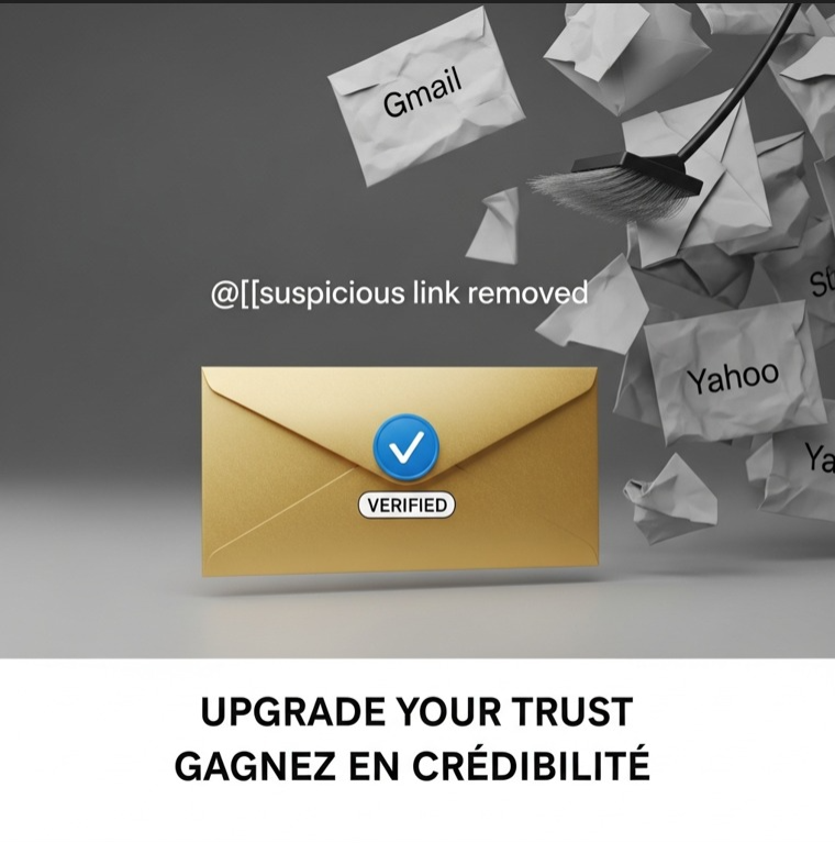 The Gmail Mistake How Free Email Addresses are Sabotaging Your Brand Trust.